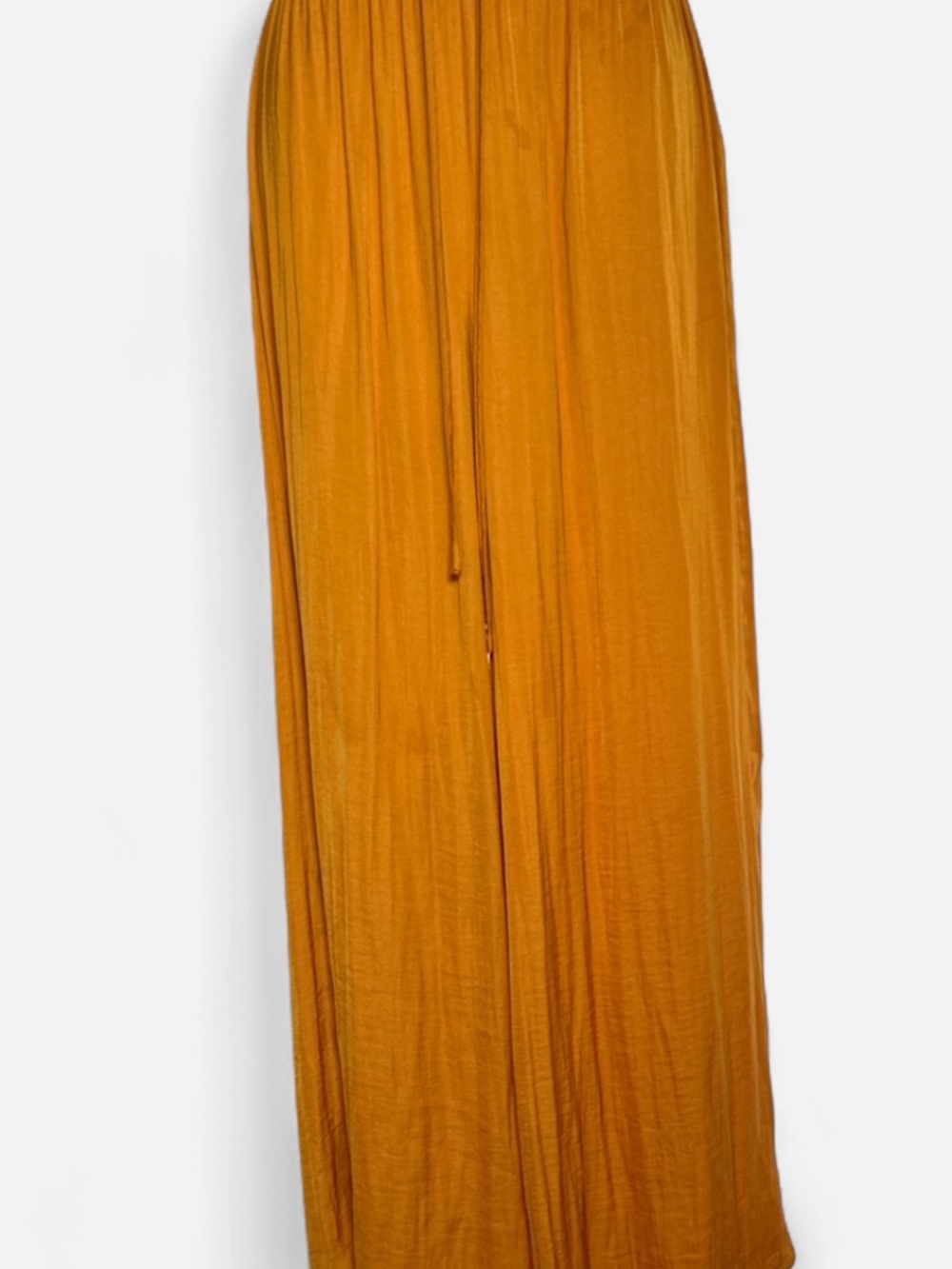 Rachel Zoe Golden Tan Elastic Waist wide leg pant